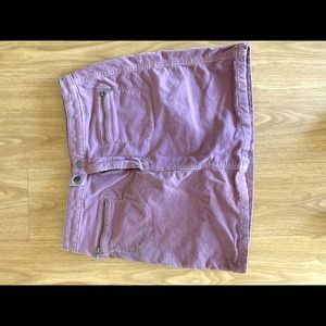 Purple corduroy skirt